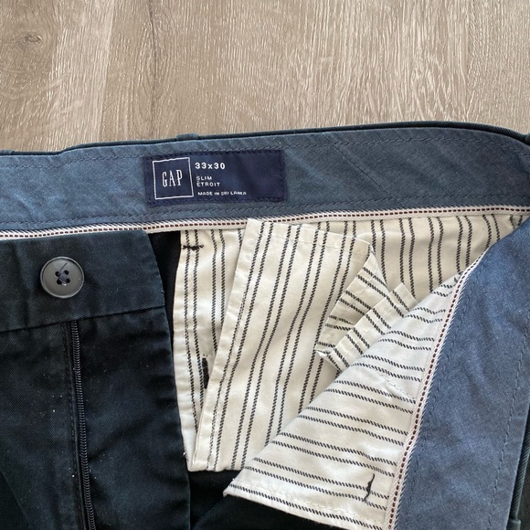 MENS Chino Pants - Black - Picture 3 of 4